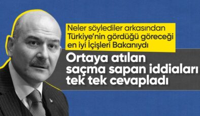 Süleyman Soylu’dan hakkında argümanlara cevap geldi