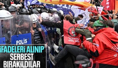 1 Mayıs gözaltılarında 182 kişi serbest bırakıldı