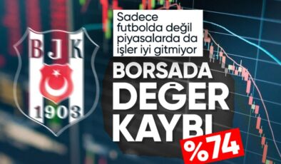 BJK borsada yatırımcısını üzüyor: 13 günde yüzde 74 kıymet kaybetti