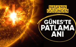 Güneş’te patlama: NASA fotoğraf yayınladı