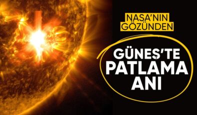 Güneş’te patlama: NASA fotoğraf yayınladı