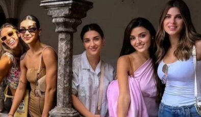 Hande Erçel ve Nazlı Sabancı Lizbon’da